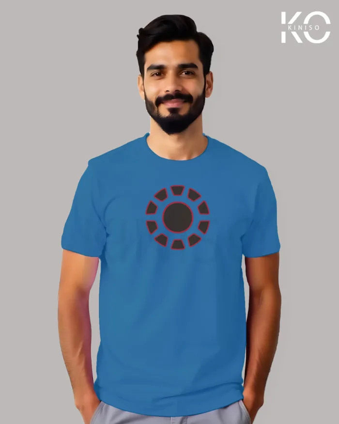 Movie Lovers t shirts with Iron Man Heart Design Printed for men in Bangladesh - Image 4