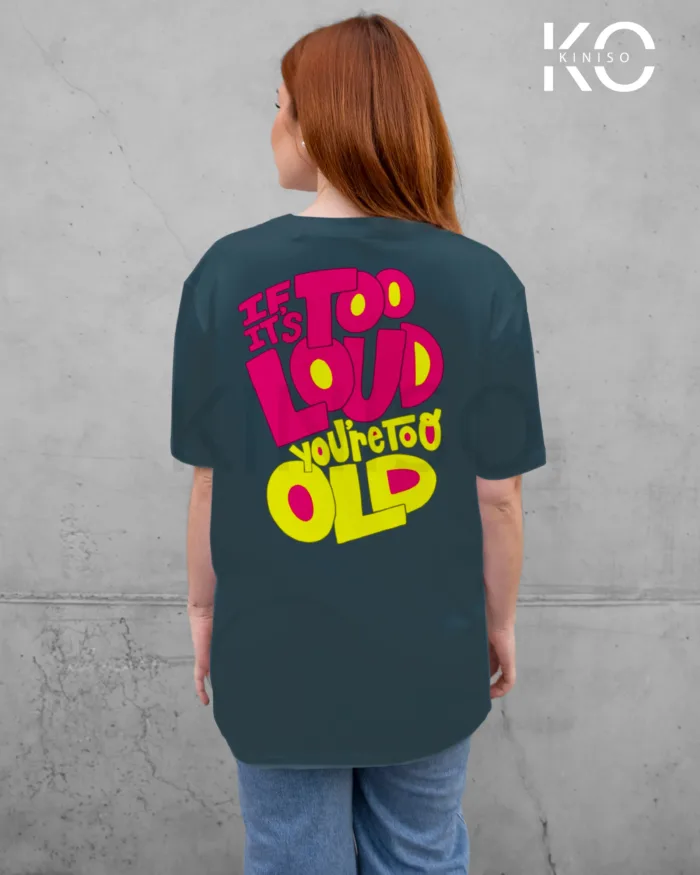 Graffiti hip hop t-shirts with If It's Too Loud Design printed for Hip hop music Lover - Image 7