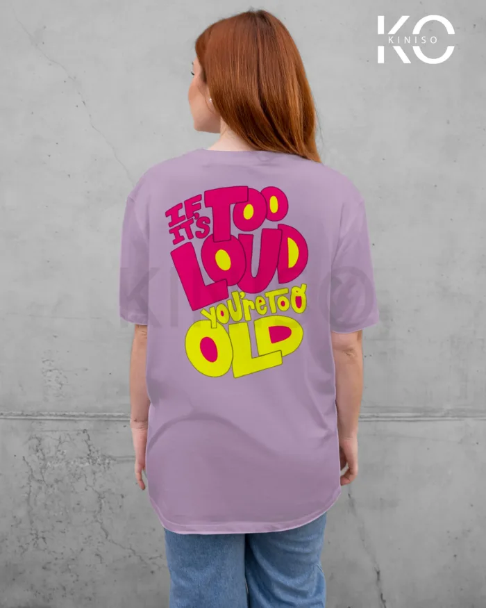 Graffiti hip hop t-shirts with If It's Too Loud Design printed for Hip hop music Lover