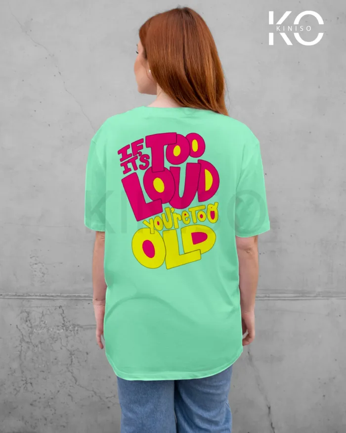 Graffiti hip hop t-shirts with If It's Too Loud Design printed for Hip hop music Lover - Image 6