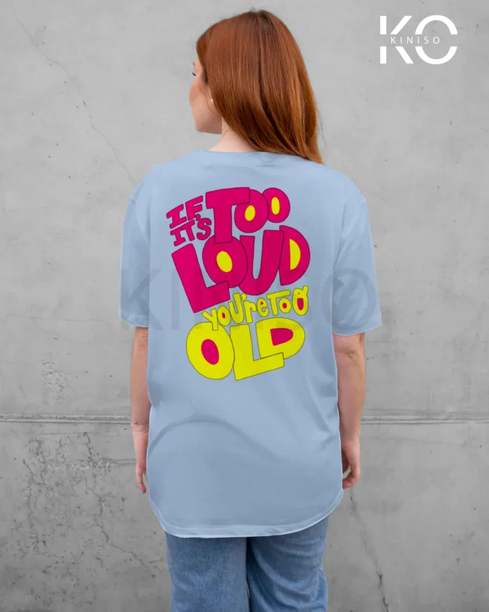 Graffiti hip hop t-shirts with If It's Too Loud Design printed for Hip hop music Lover - Image 5