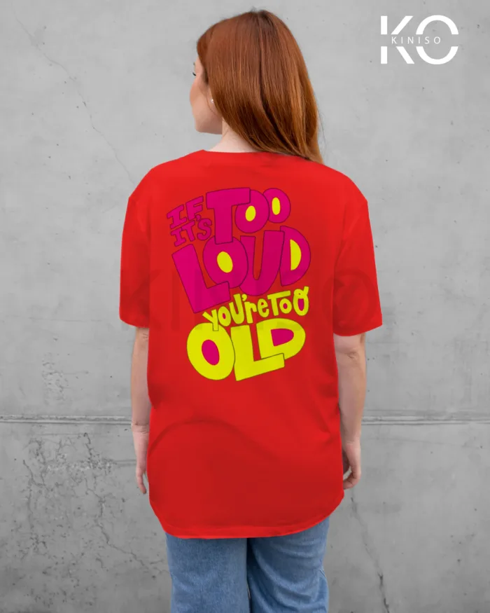 Graffiti hip hop t-shirts with If It's Too Loud Design printed for Hip hop music Lover - Image 4