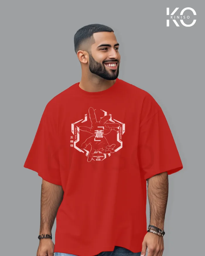 Jujutsu Kaisen Anime drop shoulder Tshirt for Men - Saturo Gojo Lapse - in Bangladesh - Image 4