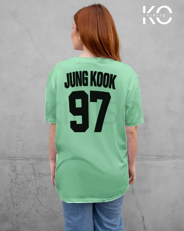 BTS Fan Apparel for ARMY - Jungkook Signature - Tshirt for Women in Bangladesh - Image 9