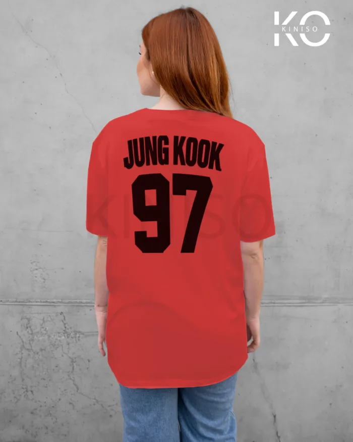 BTS Fan Apparel for ARMY - Jungkook Signature - Tshirt for Women in Bangladesh - Image 8