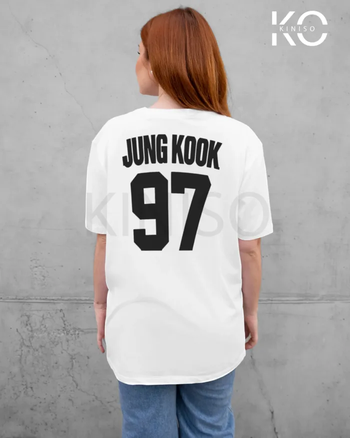 BTS Fan Apparel for ARMY - Jungkook Signature - Tshirt for Women in Bangladesh - Image 3