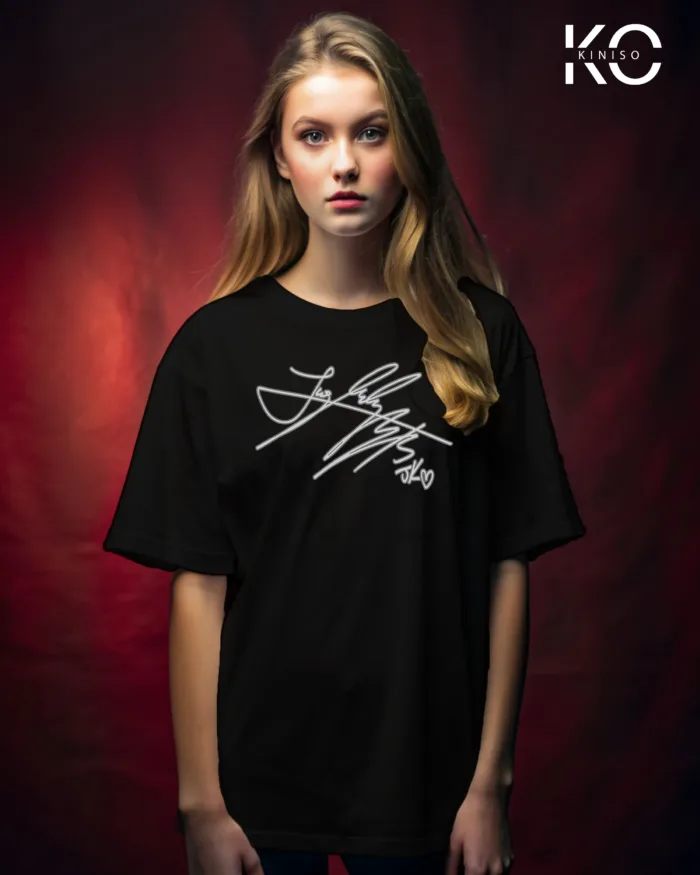 BTS Fan Apparel for ARMY - Jungkook Signature - Tshirt for Women in Bangladesh - Image 16
