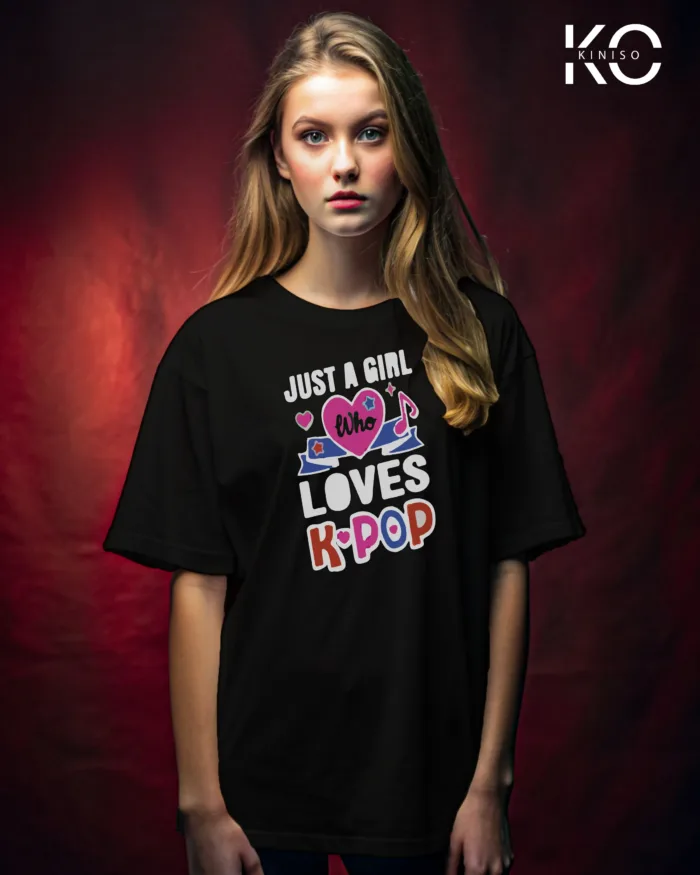 K-pop BTS T-shirt - Just A Girl Who Loves Kpop - for Women in Bangladesh - Image 8