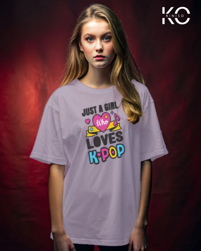 K-pop BTS T-shirt - Just A Girl Who Loves Kpop - for Women in Bangladesh - Image 7
