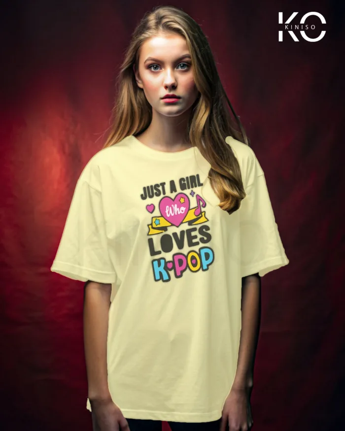 K-pop BTS T-shirt - Just A Girl Who Loves Kpop - for Women in Bangladesh - Image 6