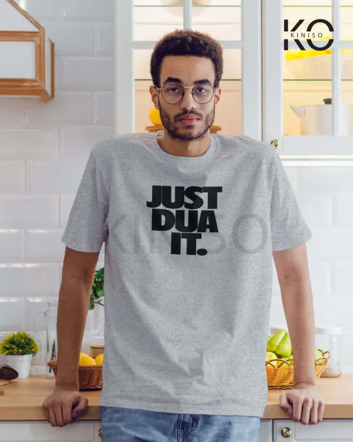 Half Sleeve Round Neck T-Shirt for Men - Islamic - Just Dua It - Image 4