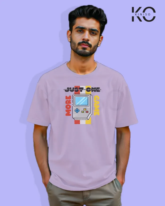Gaming t-shirts with Just one more Game Printed for Game Lover - Image 6