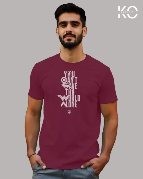 Justice League Maroon
