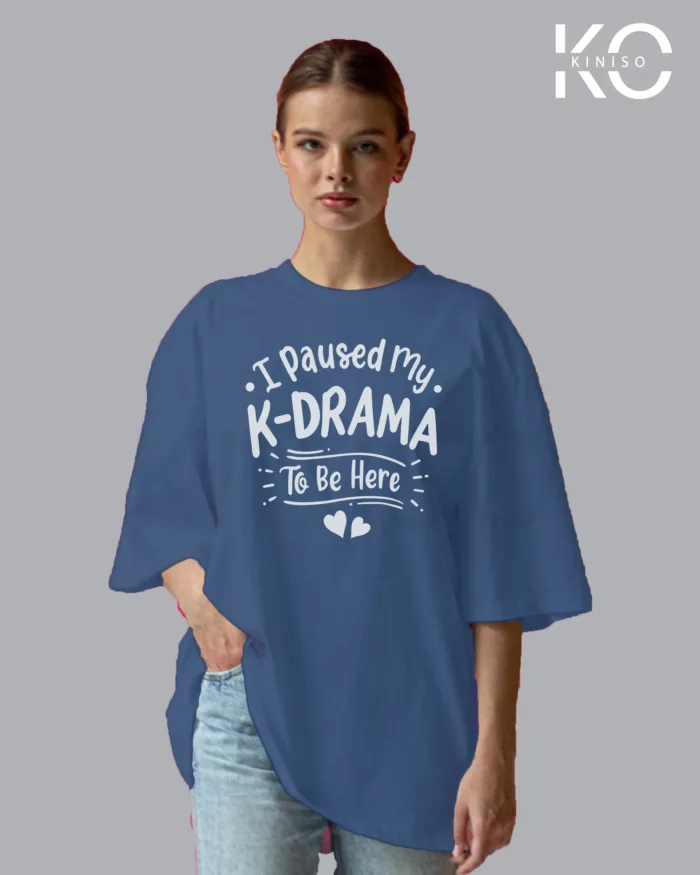 K Drama Design Drop Shoulder T-Shirt for K-pop Lovers - Image 8