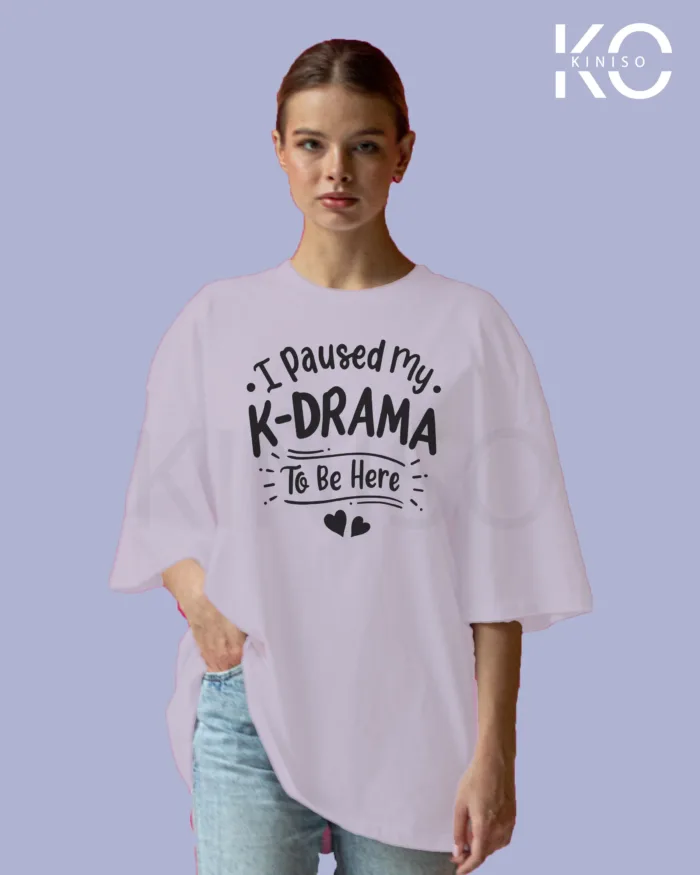 K Drama Design Drop Shoulder T-Shirt for K-pop Lovers - Image 7