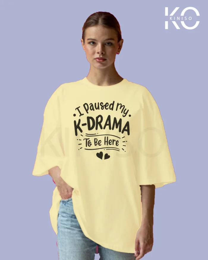 K Drama Design Drop Shoulder T-Shirt for K-pop Lovers - Image 6