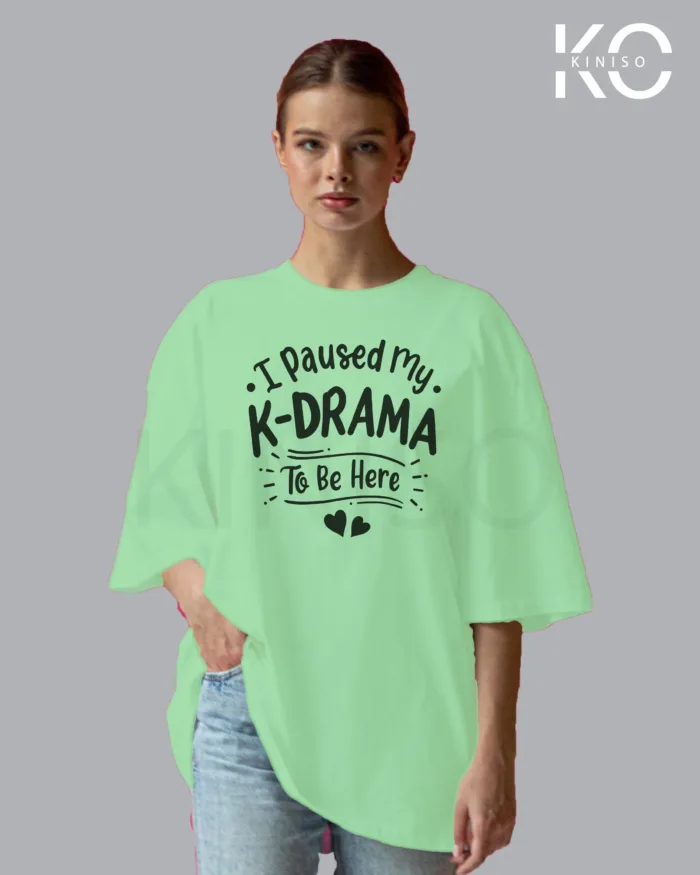 K Drama Design Drop Shoulder T-Shirt for K-pop Lovers - Image 5
