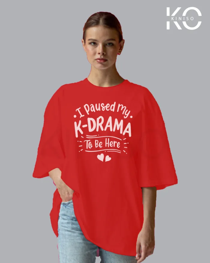 K Drama Design Drop Shoulder T-Shirt for K-pop Lovers - Image 4