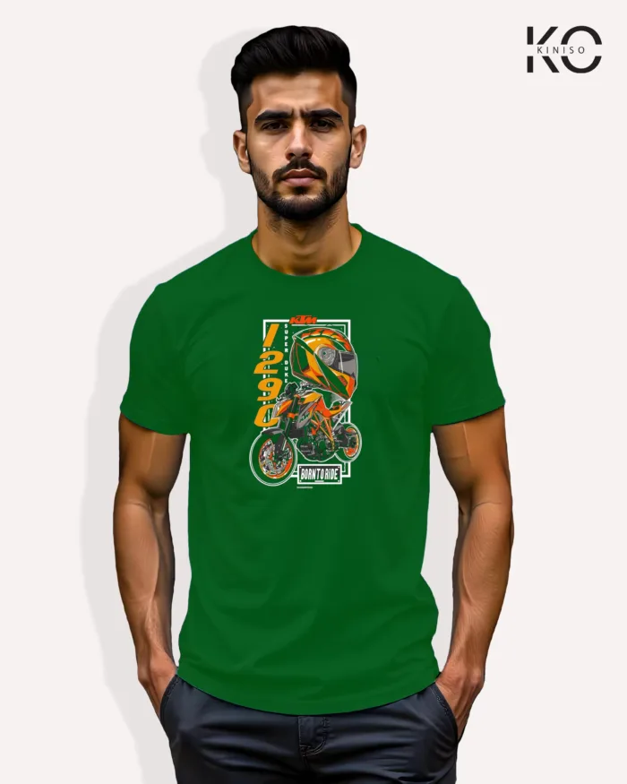 Motorcycle T-shirt with KTM 1290 Design for Men