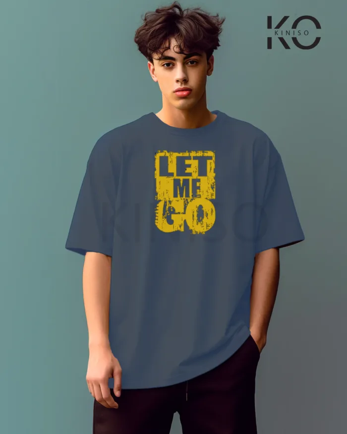 T shirt for gym with Let me go Design printed for men - Image 8