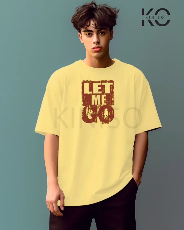 T shirt for gym with Let me go Design printed for men - Image 6