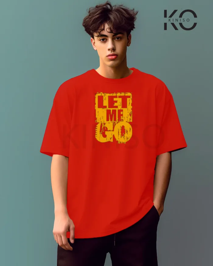 T shirt for gym with Let me go Design printed for men - Image 3
