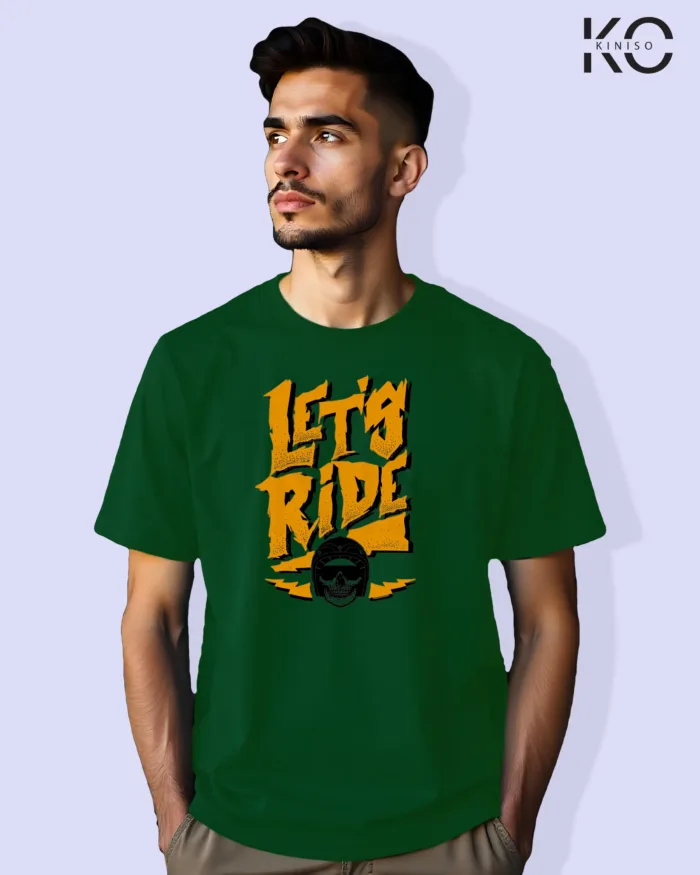 Lets Ride Design Motorcycle Themed T-Shirts for Men - Image 7