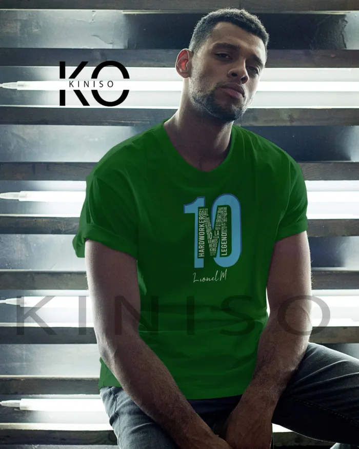 Official Lionel Messi Sign Designer Graphic Tee for Men - Image 6