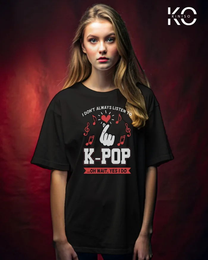 K-pop BTS Graphic Tees - Listen to K-pop - T-shirt for Women in Bangladesh