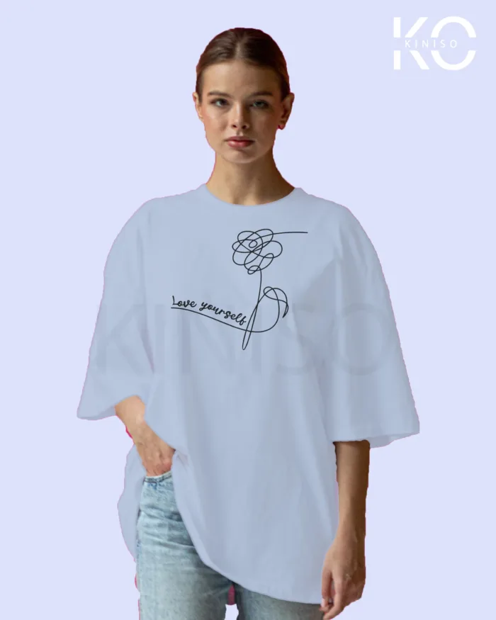 K-pop BTS T-shirt - Love Yourself - for Girls in Bangladesh