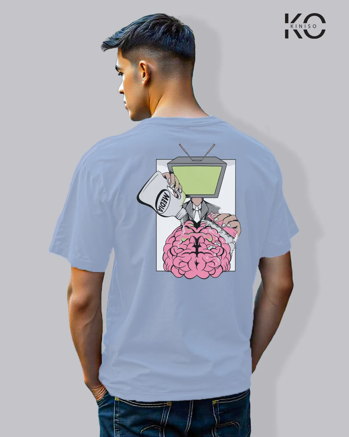 Media backside Periwinkle Blue