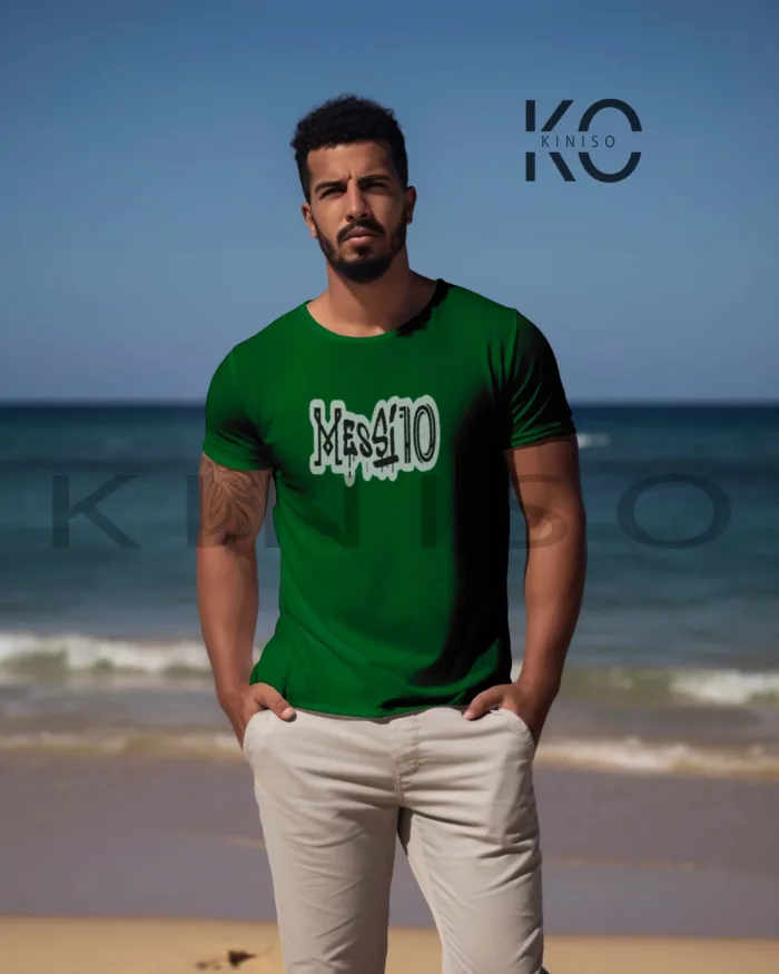Official Messi 10 Design Football Graphic Tee for Men - Image 7