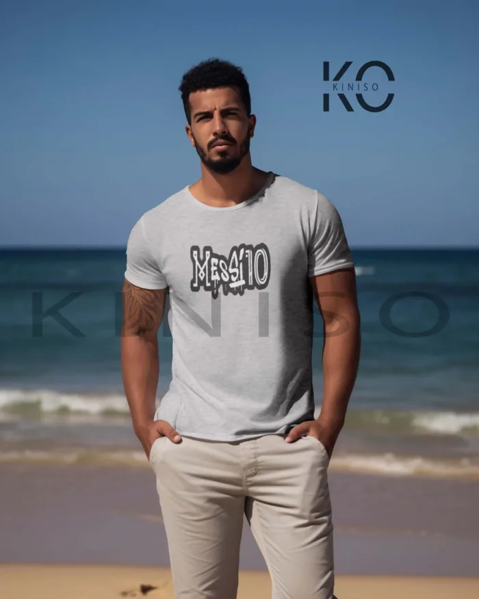 Official Messi 10 Design Football Graphic Tee for Men - Image 5