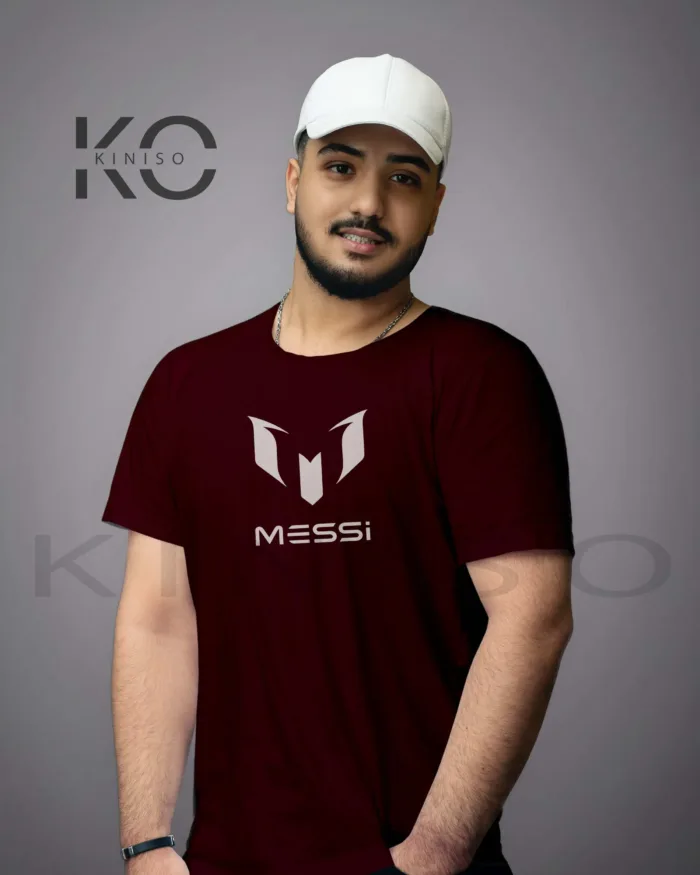 Official Argentina Messi Logo Graphic Tees for Men - Image 3