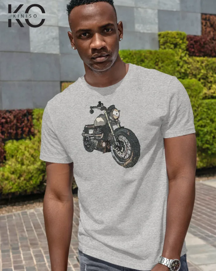 Military bike Classic theme design printed T-Shirts for Men in BD