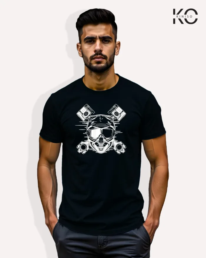 Motorcycle Themed T-Shirts with Motorbike Engine Design - Image 8
