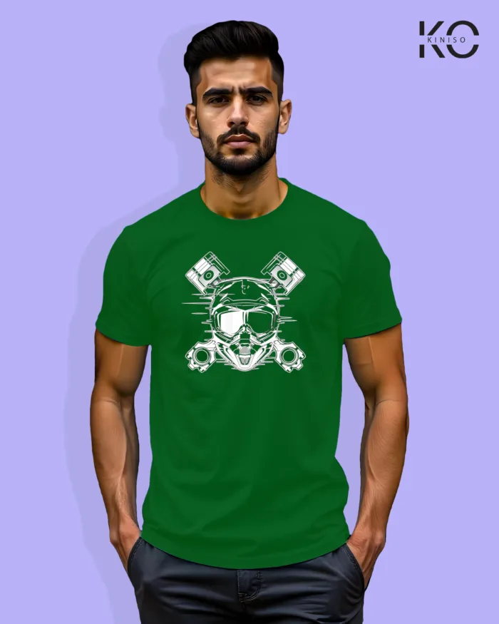 Motorcycle Themed T-Shirts with Motorbike Engine Design - Image 6
