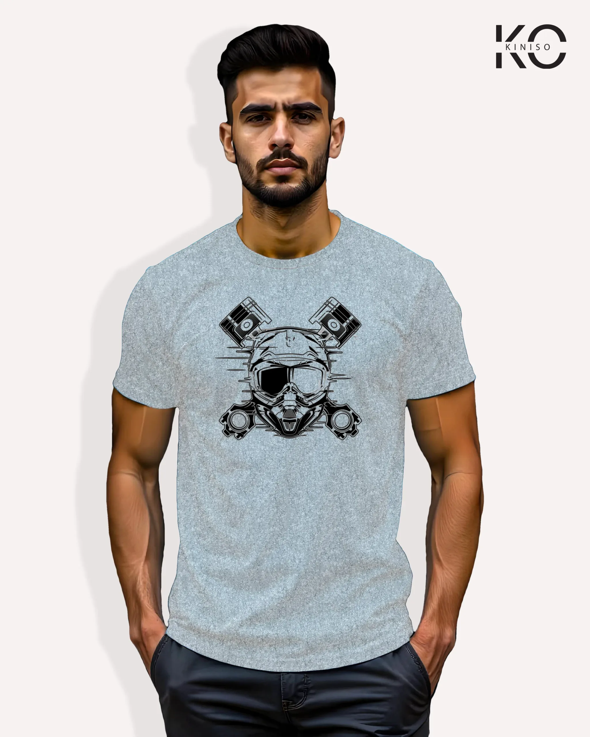 Motorbike Engine Grey scaled