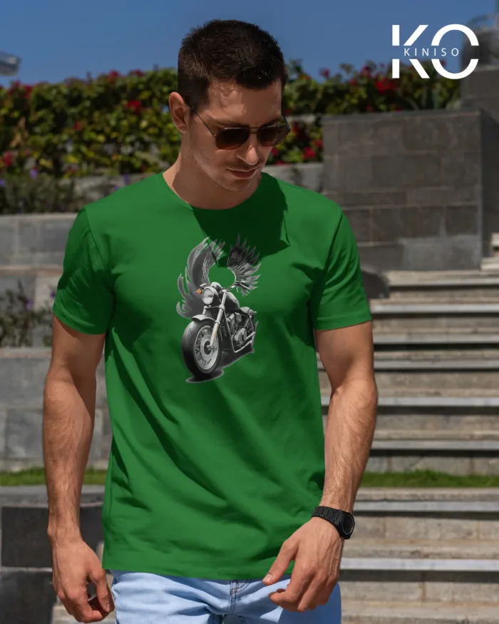 Motorcycle with wings theme design printed T-Shirts for bike lover in Bangladesh - Image 7