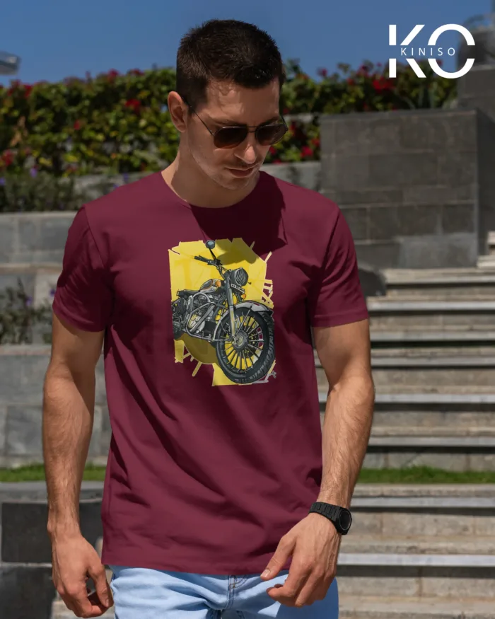 Motorcycle with Background printed T-Shirts for Motorcycle lover in Bangladesh - Image 5