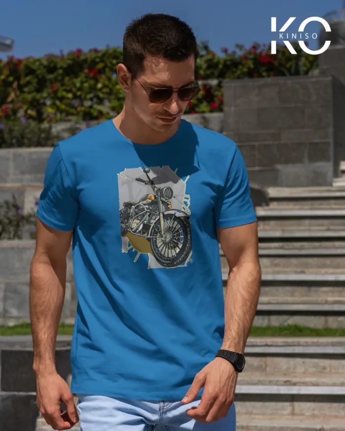 Motorcycle with Background printed T-Shirts for Motorcycle lover in Bangladesh - Image 4