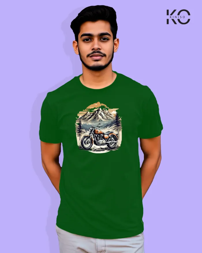Mountain Ride designed printed tees for bike lover - Image 7