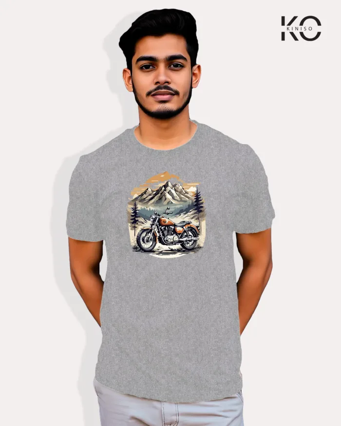 Mountain Ride designed printed tees for bike lover - Image 6