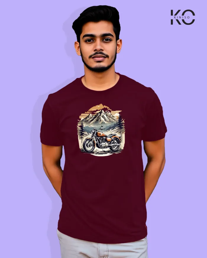 Mountain Ride designed printed tees for bike lover - Image 5