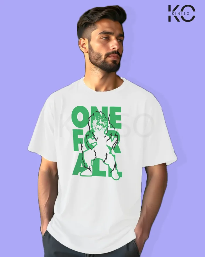 My Hero Academia Anime T-Shirt - One For All - In BD - Image 2