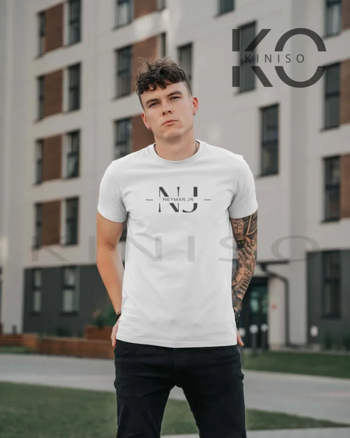Neymar Jr Printed T-shirt - NJ  - In Bangladesh - Image 3
