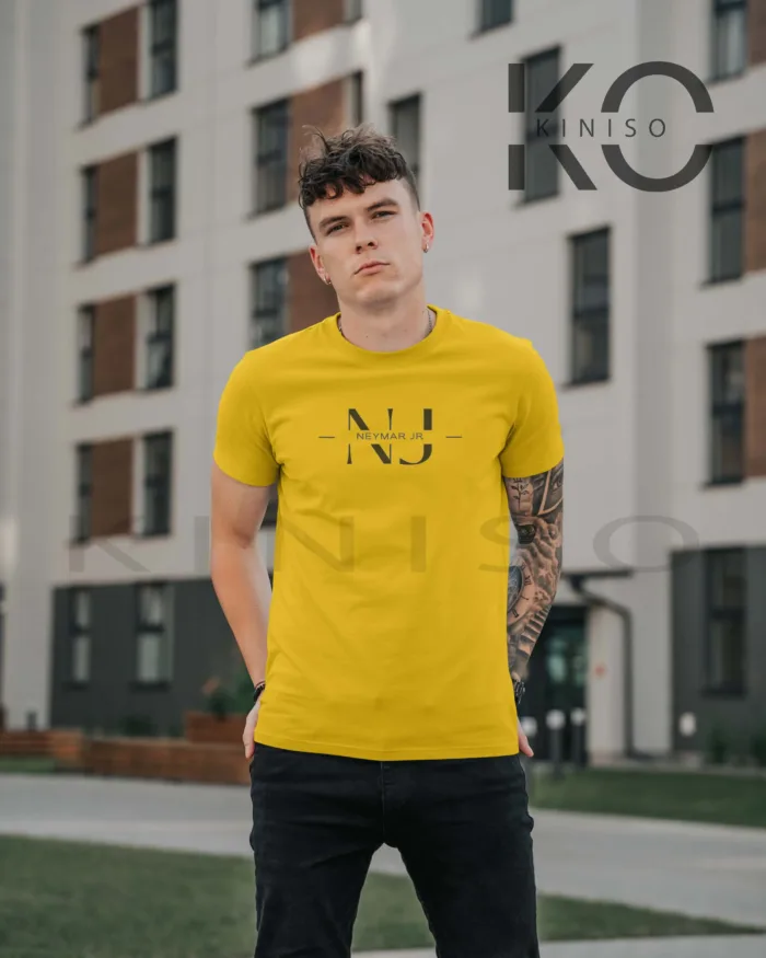 Neymar Jr Printed T-shirt - NJ  - In Bangladesh - Image 2