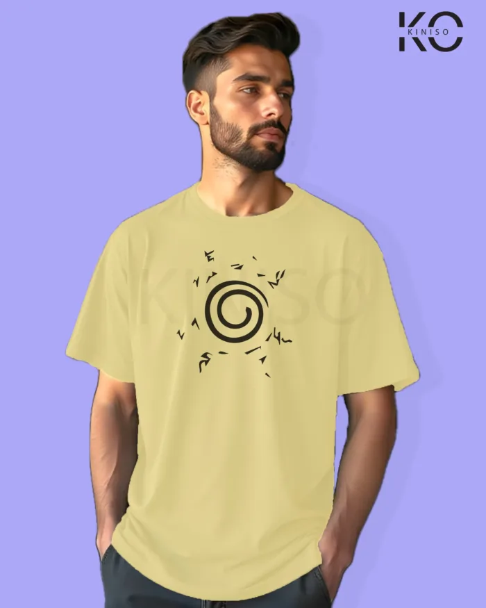 Naruto T-shirt Drop Shoulder for Men - Eight Trigrams Sealing - In Dhaka - Image 6