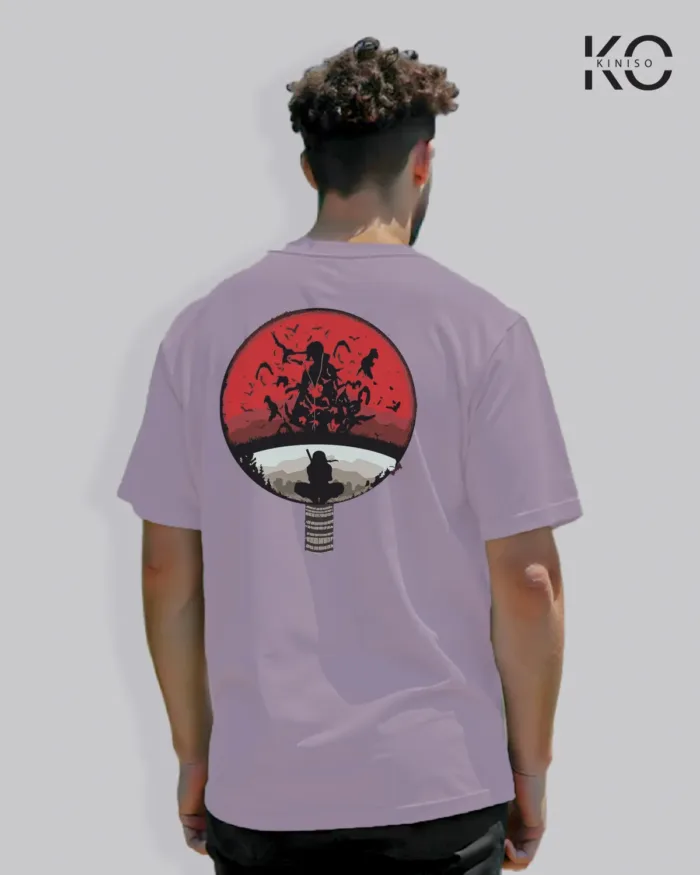 Naruto T-shirt Drop Shoulder for Men - Sasuke Sharingan - In Dhaka - Image 14