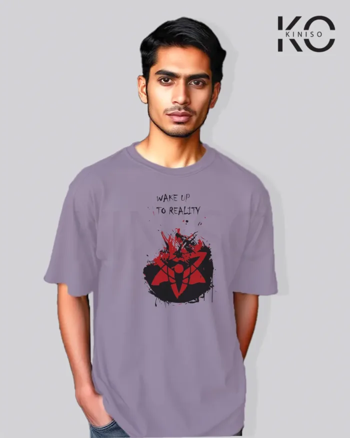 Naruto T-shirt Drop Shoulder for Men - Sasuke Sharingan - In Dhaka - Image 7
